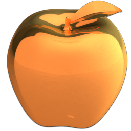 Golden Apple 1 Icon 256x256 png